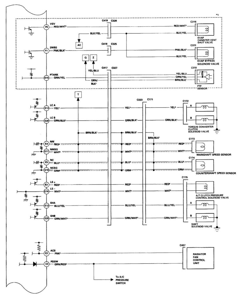 Acura RL (2000 – 2002) – wiring diagrams – fuel controls - Carknowledge ...