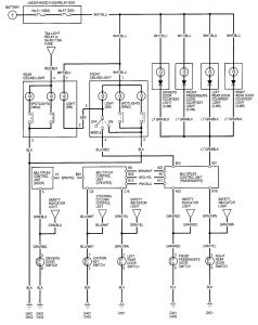 Acura RL - wiring diagram - illuminated entry