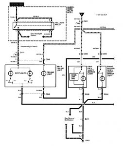 Acura RL - wiring diagram - illuminated entry (part 1)