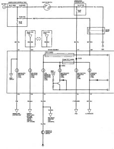 Acura RL - wiring diagram - instrumentation (part 1)