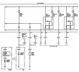 Acura RL - wiring diagram - instrumentation (part 2)