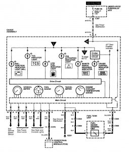 Acura RL - wiring diagram - instrumentation (part 2)