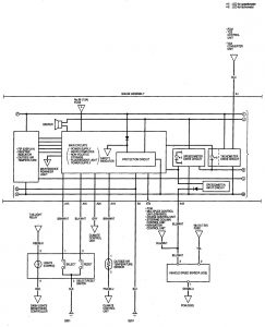 Acura RL - wiring diagram - instrumentation (part 3)