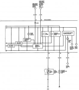 Acura RL - wiring diagram - instrumentation (part 4)