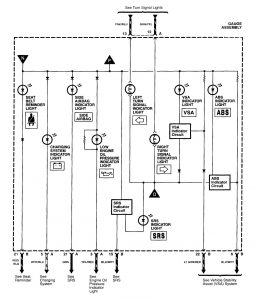 Acura RL - wiring diagram - instrumentation (part 4)