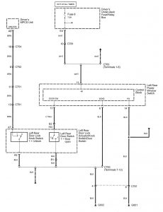 Acura RL - wiring diagram - power locks (part 4)