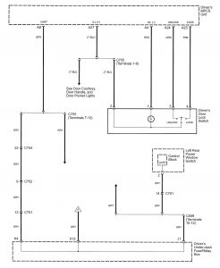 Acura RL - wiring diagram - power locks (part 7)