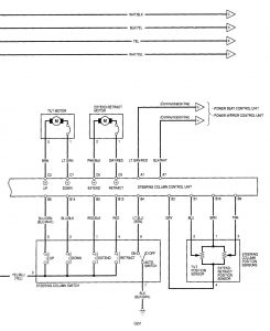 Acura RL - wiring diagram - power mirrors (part 2)