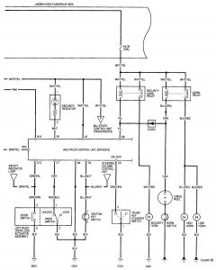 Acura RL - wiring diagram - security/anti-theft (part 2)