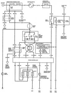 Acura RL - wiring diagram - speed control