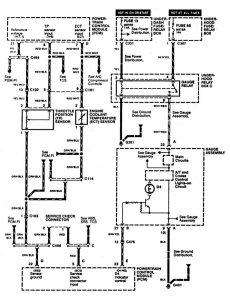 Acura RL - wiring diagram - transaxle controls (part 3)