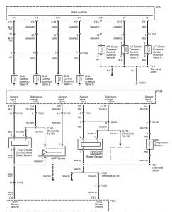 Acura RL - wiring diagram - transmission control (part 2)