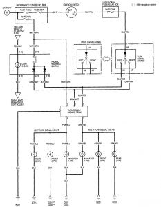 Acura RL - wiring diagram - turn signal lamp