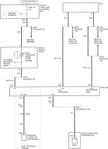 Acura RL - wiring diagram - air bags (part 6)