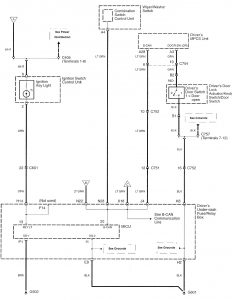 Acura RL - wiring diagram - audible warning system (part 2)