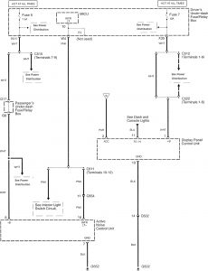 Acura RL - wiring diagram - audio (part 2)