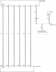 Acura RL - wiring diagram - audio (part 4)