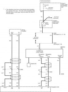 Acura RL - wiring diagram - audio (part 5)