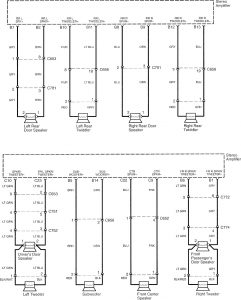 Acura RL - wiring diagram - audio (part 6)