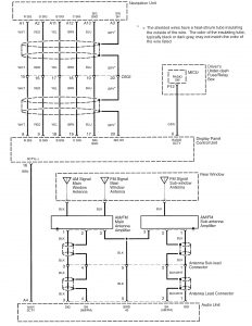 Acura RL - wiring diagram - audio (part 8)