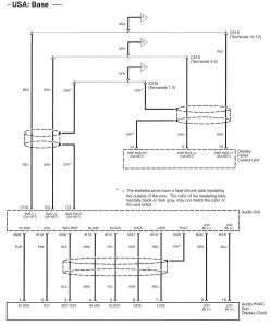 Acura RL - wiring diagram - audio (part 2)