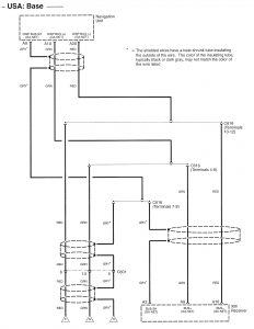 Acura RL - wiring diagram - audio (part 3)