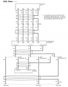 Acura RL - wiring diagram - audio (part 4)