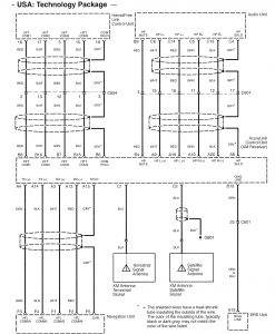 Acura RL - wiring diagram - audio (part 2)