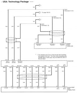 Acura RL - wiring diagram - audio (part 5)