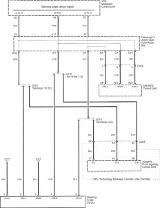 Acura RL - wiring diagram - brake controls (part 5)