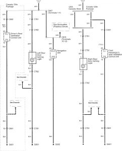 Acura RL - wiring diagram - console lamp (part 6)