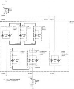 Acura RL - wiring diagram - console lamp (part 7)