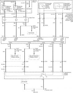 Acura RL - wiring diagram - gear shift module (part 2)