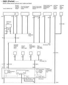 Acura RL - wiring diagram - ground distribution (part 13)