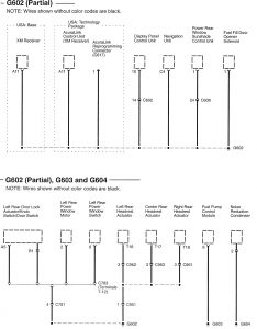 Acura RL - wiring diagram - ground distribution (part 14)