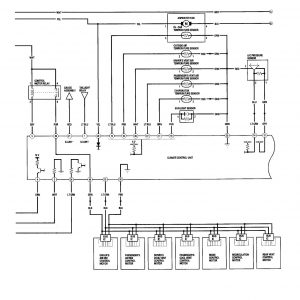 Acura RL - wiring diagram - HVAC controls (part 2)