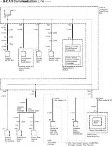 Acura RL - wiring diagram - integrated power module (part 3)