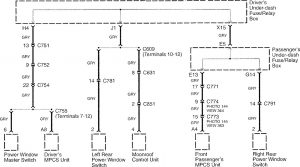 Acura RL - wiring diagram - integrated power module (part 6)