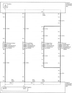 Acura RL - wiring diagram - keyless entry (part 6)