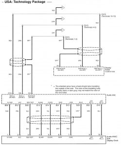 Acura RL - wiring diagram - navigation system (part 3)