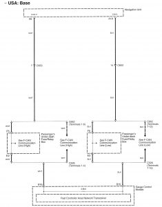 Acura RL - wiring diagram - navigation system (part 1)