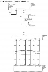 Acura RL - wiring diagram - navigation system (part 2)