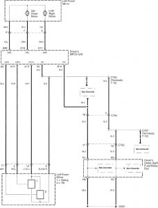 Acura RL - wiring diagram - power seats (part 8)