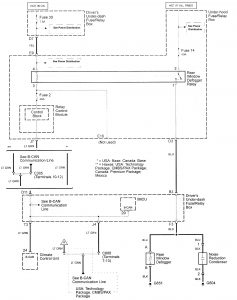 Acura RL - wiring diagram - rear window defogger (part 2)