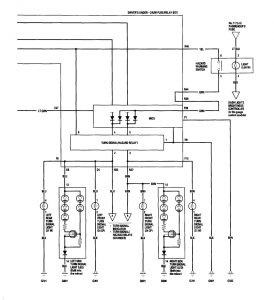 Acura RL - wiring diagram - turn signal lamp (part 2)