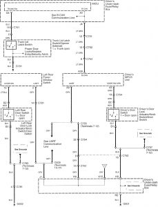 Acura RL - wiring diagram - warning indicators (part 2)