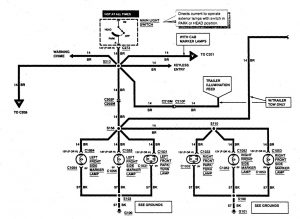 Ford F53 - wiring diagrams - exterior lighting (part 1)