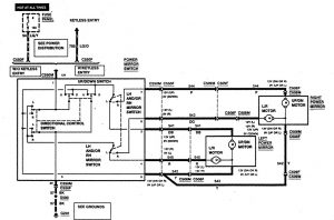 Ford F53 - wiring diagrams - power mirrors