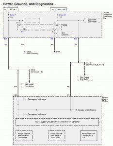 Acura RL - wiring diagram - computer data lines (part 1)