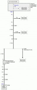 Acura RL - wiring diagram - engine mount control